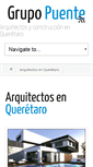 Mobile Screenshot of grupopuentearquitectos.com